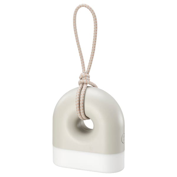 SOLVINDEN - Table lamp, battery-operated donut-shaped, 12 cm
