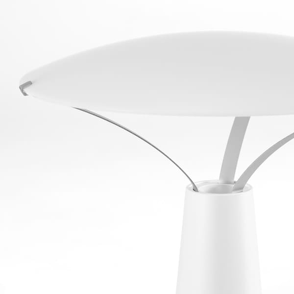 Ikea SOLVINDEN - Lampada da tavolo, a batterie/bianco,30 cm