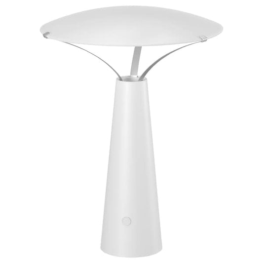 Ikea SOLVINDEN - Lampada da tavolo, a batterie/bianco,30 cm