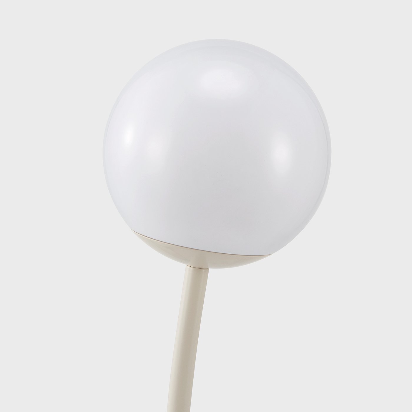 SOLVINDEN floor lamp, solar-powered/outdoor beige, 17.5 cm