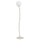 SOLVINDEN floor lamp, solar-powered/outdoor beige, 17.5 cm