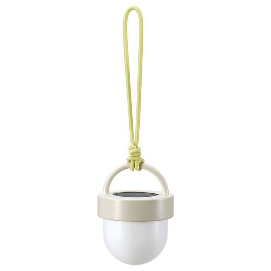 SOLVINDEN LED solar-powered pendant lamp, solar-powered outdoor/beige, 10 cm