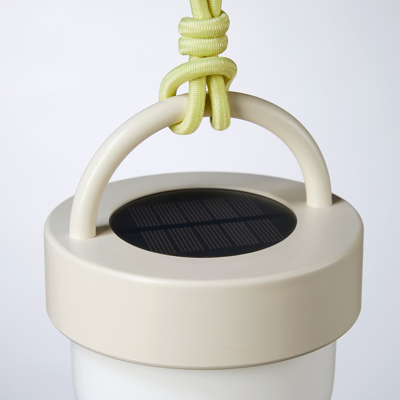 SOLVINDEN LED solar-powered pendant lamp, solar-powered outdoor/beige, 10 cm