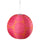 SOLVINDEN LED solar-powered pendant lamp, outdoor globe/orange dark pink, 45 cm