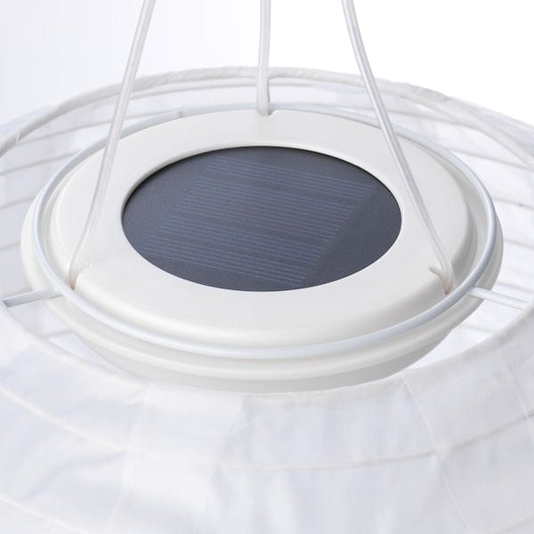 Ikea SOLVINDEN - Lampada sospensione LED energia sol, da esterno/globo bianco,30 cm