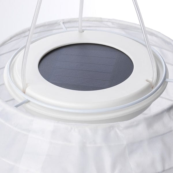 Ikea SOLVINDEN - Lampada sospensione LED energia sol, da esterno/globo bianco,22 cm