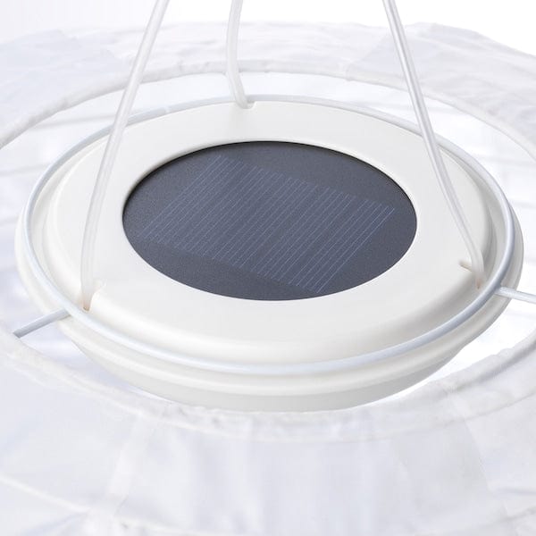 Ikea SOLVINDEN - Lampada sospensione LED energia sol, da esterno/globo bianco,45 cm