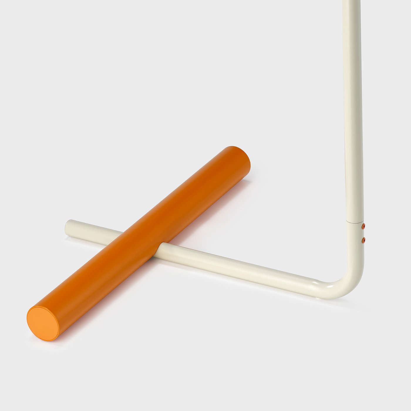 SOLVINDEN lamp stand, orange/beige