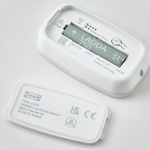 SOMRIG - SOMRIG Shortcut button, white smart