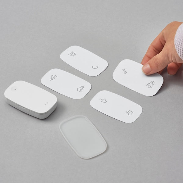 SOMRIG - Shortcut button, white smart