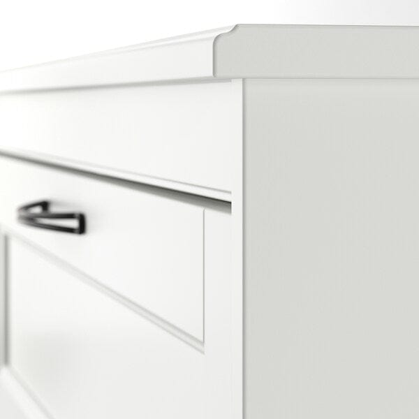 Ikea SONGESAND - Chest of 3 drawers, white, 82x81 cm