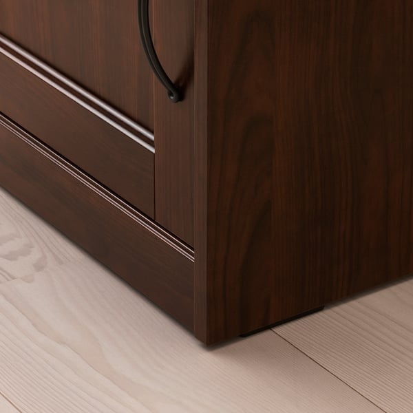 SONGESAND Bedside Table - brown 42x40 cm , 42x40 cm
