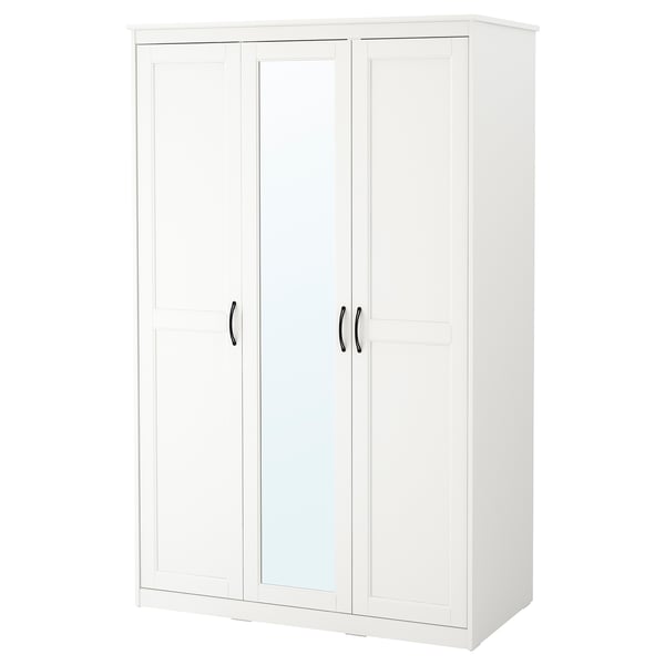 SONGESAND wardrobe, white, 120x60x191 cm