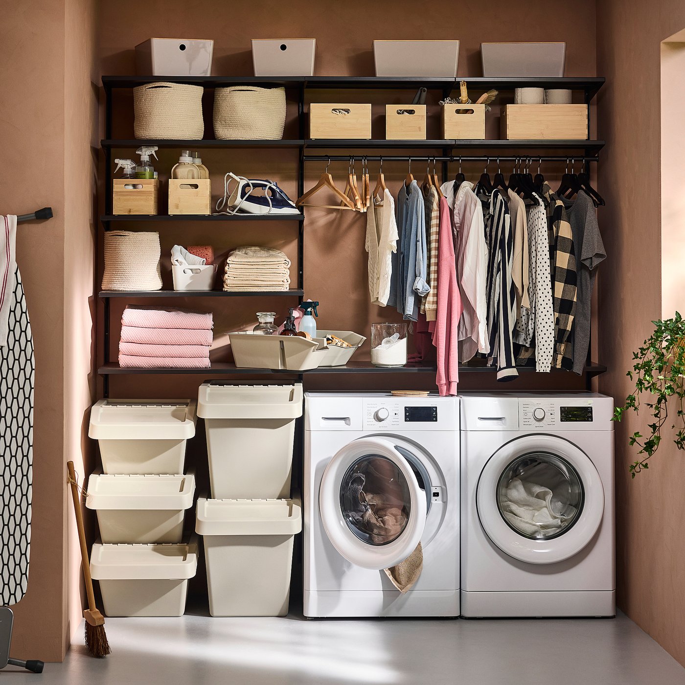 SORTERA insert with compartments, beige, 38x14x45 cm