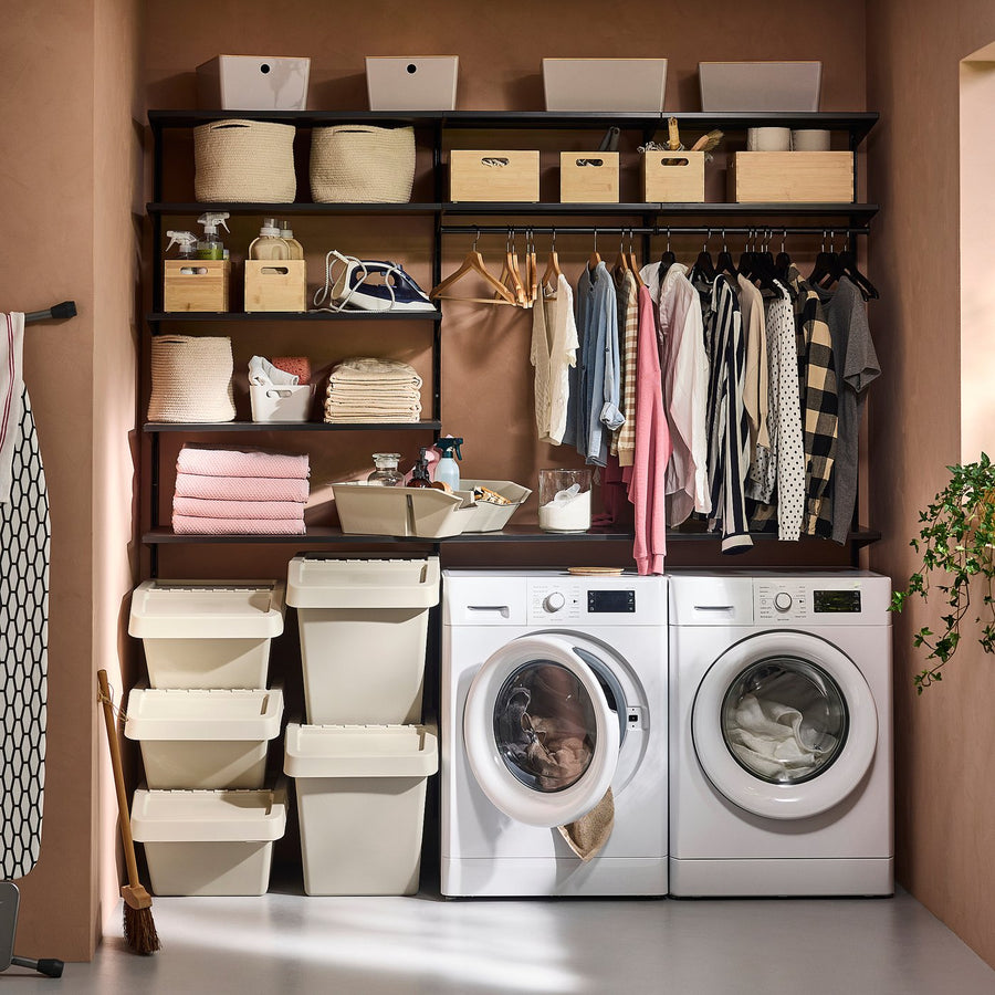 SORTERA insert with compartments, beige, 38x14x45 cm