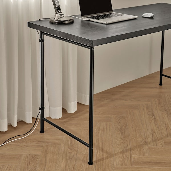 SPÄND leg, black, 70 cm