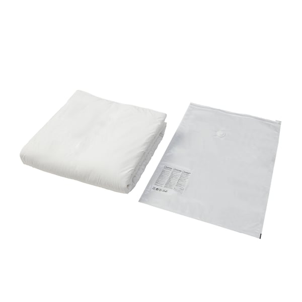 SPANTAD vacuum-sealed bag, light grey, 67x100 cm 2 pieces, 2 pack