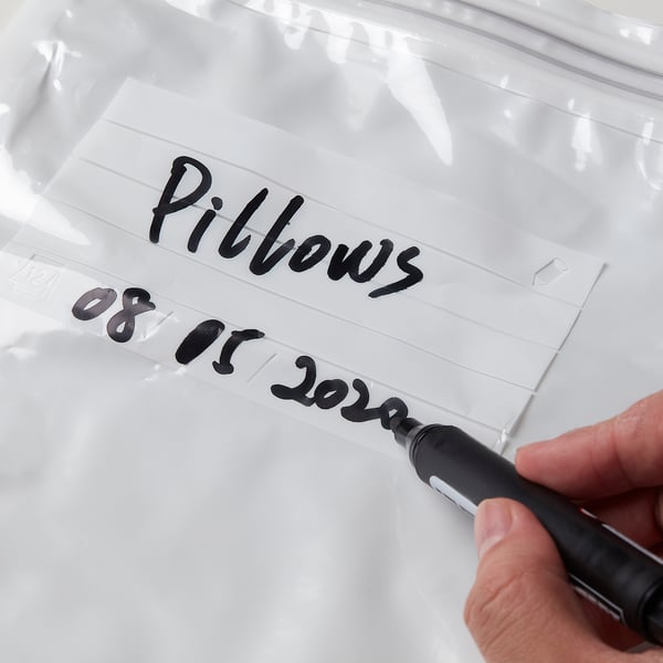 SPANTAD vacuum-sealed bag, light grey, 100x67 cm, 2 pack