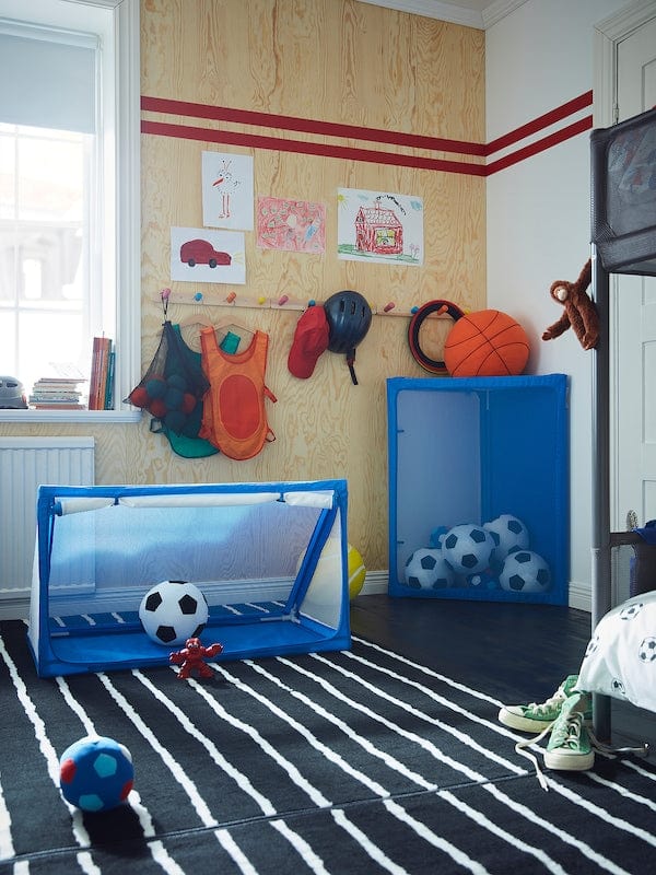 Ikea SPARKA - Soft toy, football mini/blue red