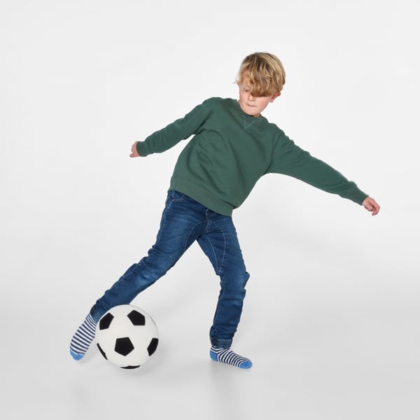 SPARKA soft toy, football/black white, 20 cm