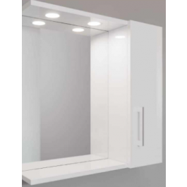 ILLUMINATED MIRROR 1 DOOR E27 L 58 P 15 H 57 CM