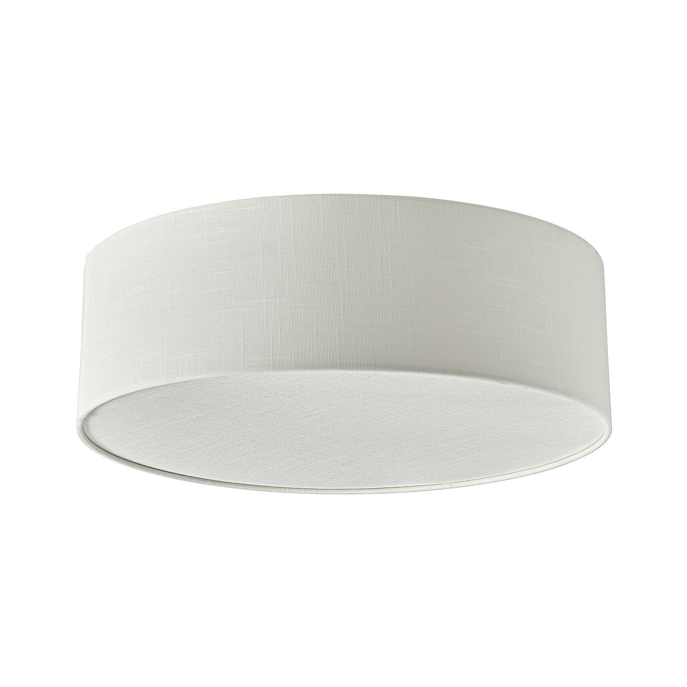 SPEGELROCKA ceiling lamp, white textile, 44 cm