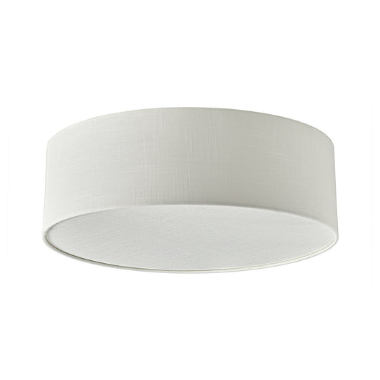 SPEGELROCKA ceiling lamp, white textile, 44 cm