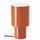 SPETSBOJ table lamp, dimmable/orange, 22 cm