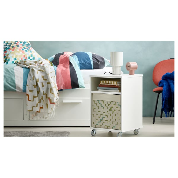 SPETSBOJ table lamp, dimmable/white, 22 cm