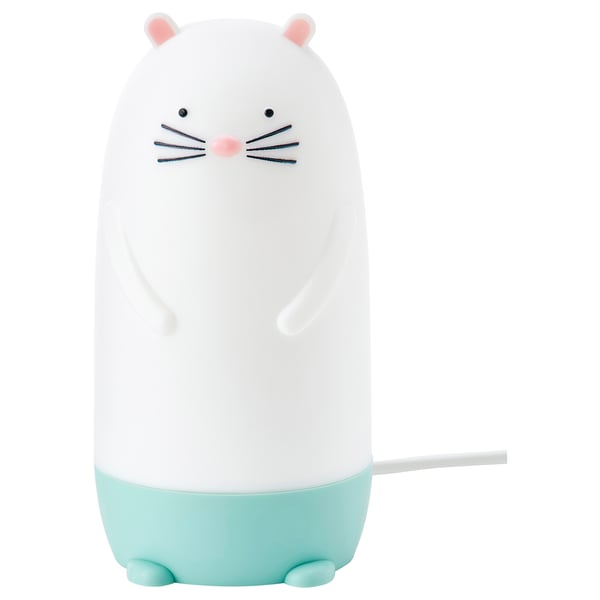 SPIKEN LED night light, otter-shaped multicolour, 13 cm