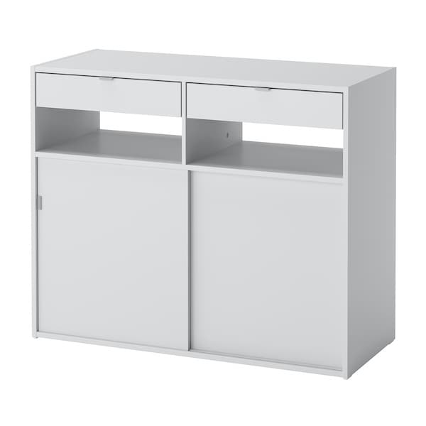 SPIKSMED - Sideboard, light grey, 97x40x79 cm