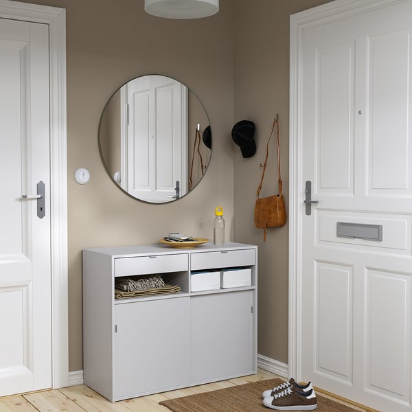 SPIKSMED sideboard, light grey, 97x40x79 cm