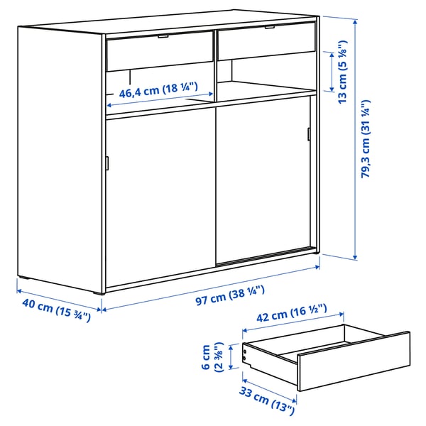 SPIKSMED - SPIKSMED Storage combination, light grey, 195x40x79 cm