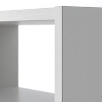 SPIKSMED - TV storage combination, light grey, 215x32x96 cm