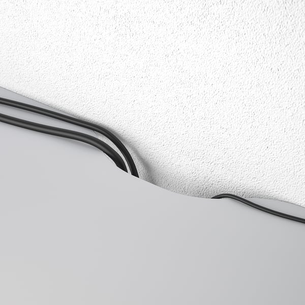SPIKSMED media shelf, light grey, 117x32 cm