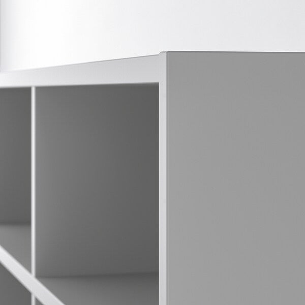 SPIKSMED - Open shelving unit, light grey, 77x96x32 cm