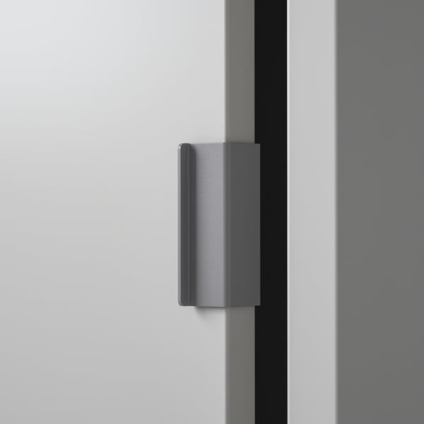 SPIKSMED open shelving unit, light grey, 77x96x32 cm