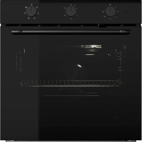 SPJUTBO fan oven, Grill function black/IKEA 300, 100.0x59.4 cm
