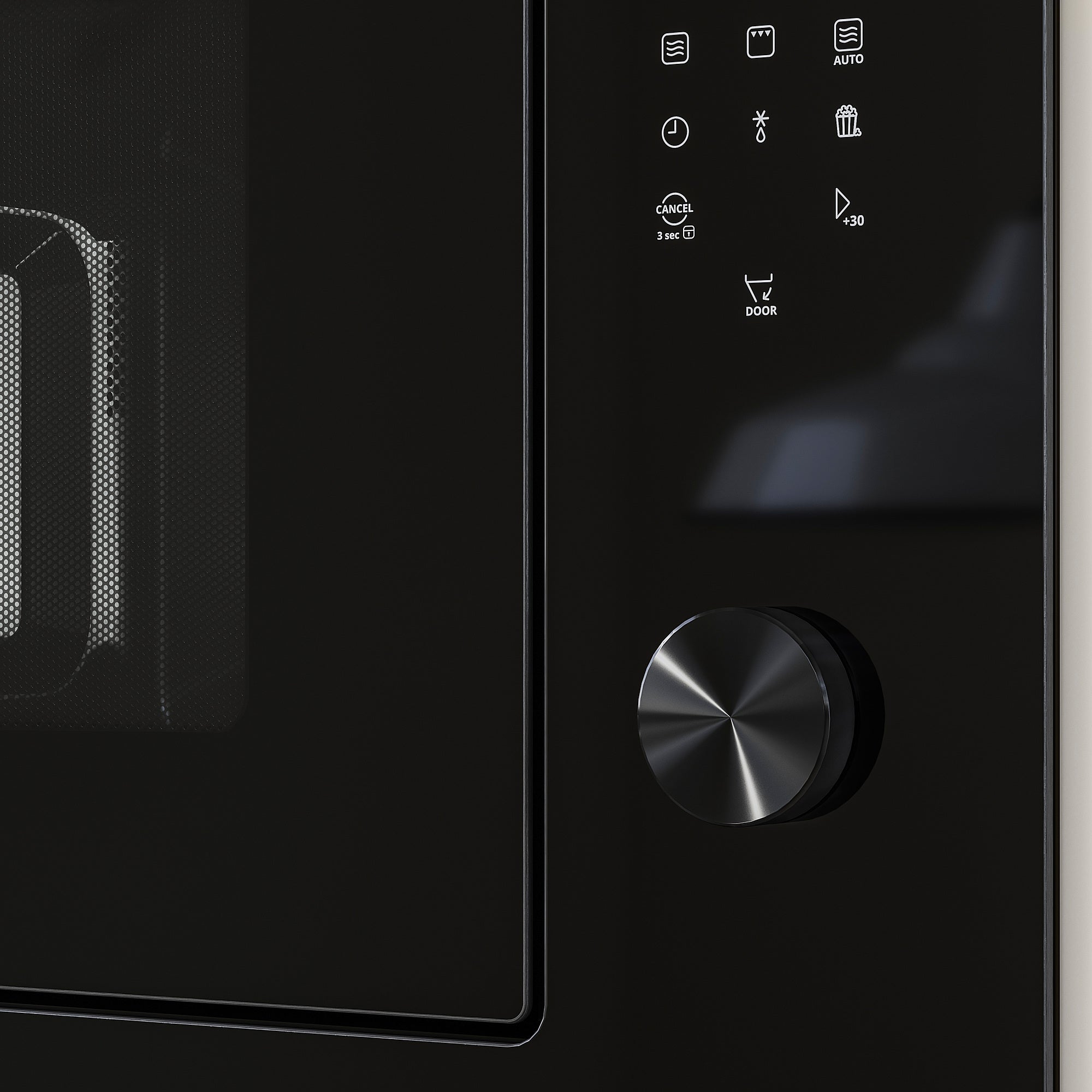 SPJUTBO built-in microwave, Grill function IKEA 500/black, 59.5x39.7x40.8 cm