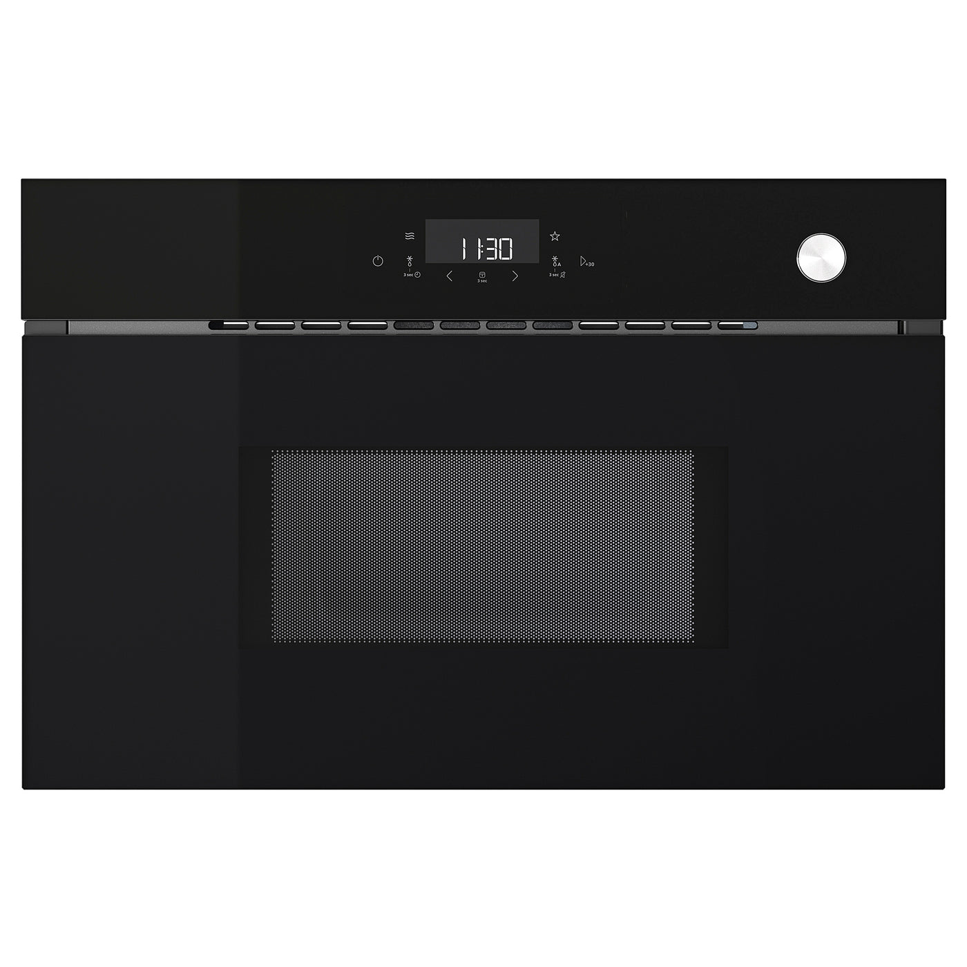 SPJUTBO built-in microwave, IKEA 300 black, 59.5x39.3x31.7 cm