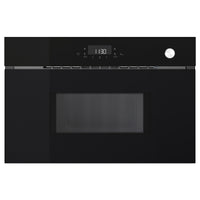 SPJUTBO built-in microwave, IKEA 300 black, 59.5x39.3x31.7 cm