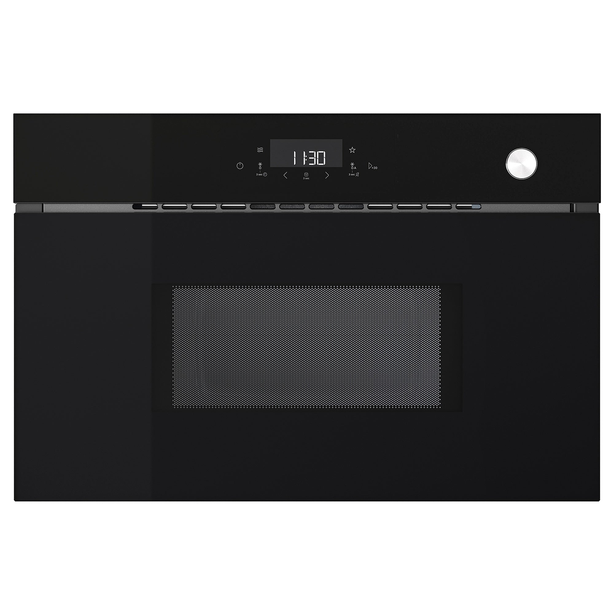 SPJUTBO built-in microwave, IKEA 300 black, 59.5x39.3x31.7 cm