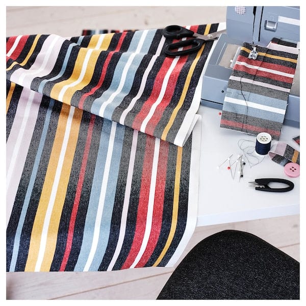 Ikea SPJUTSPORRE - Pre-cut fabric, multicolour, 150x300 cm
