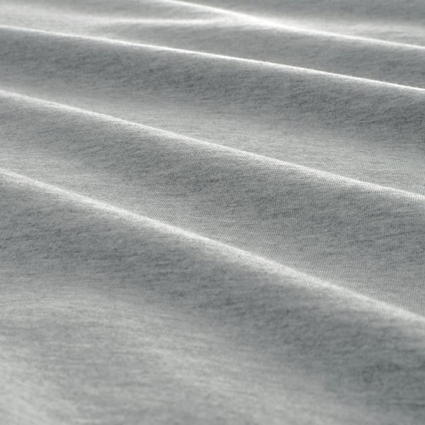 SPJUTVIAL - SPJUTVIAL Duvet cover and 2 pillowcases, light grey/mélange, 240x220/50x80 cm