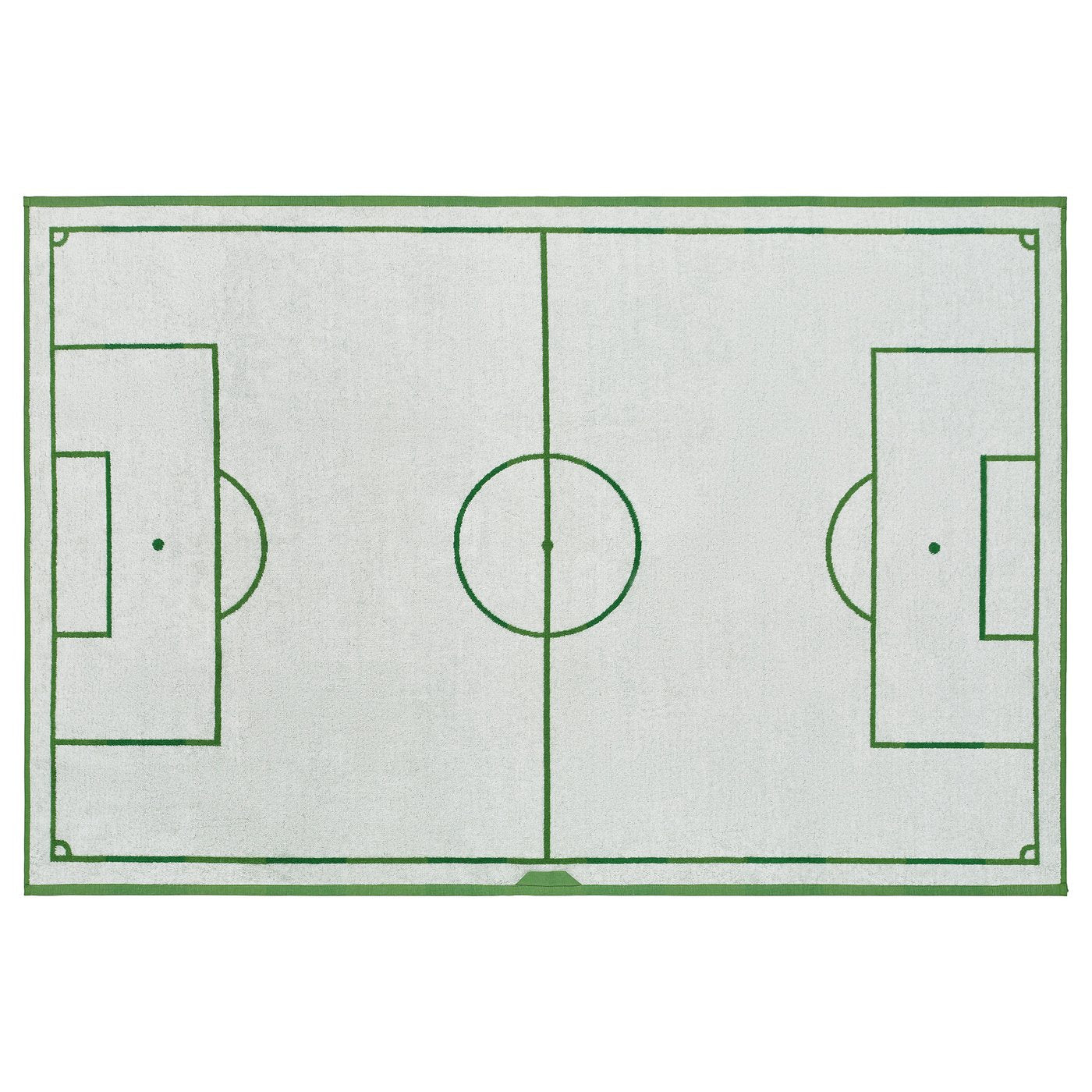 SPORTSLIG bath sheet, green/football pitch, 100x150 cm