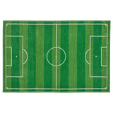 SPORTSLIG bath sheet, green/football pitch, 100x150 cm