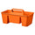 STACKSTOD desk organiser, bright orange