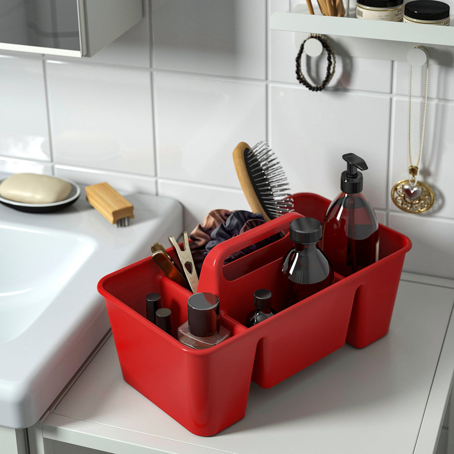 STACKSTOD desk organiser, red, 32x18x16 cm