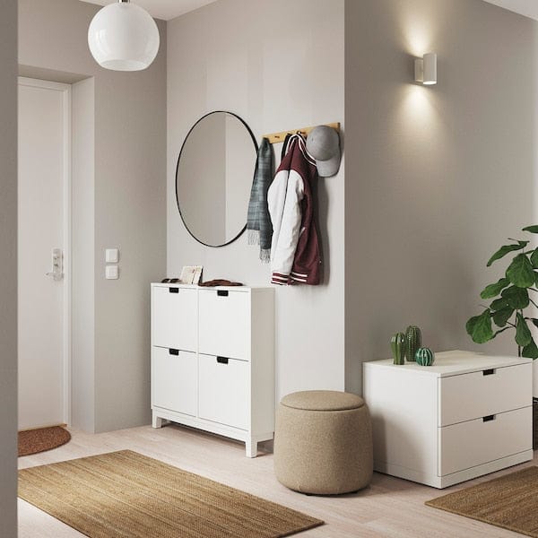 Ikea STÄLL / NORDLI - Hallway furniture, set of 2, white