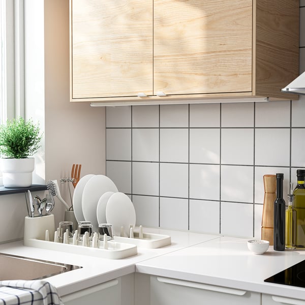 STÄMLING - STÄMLING Dish drainer, off-white, 48 cm